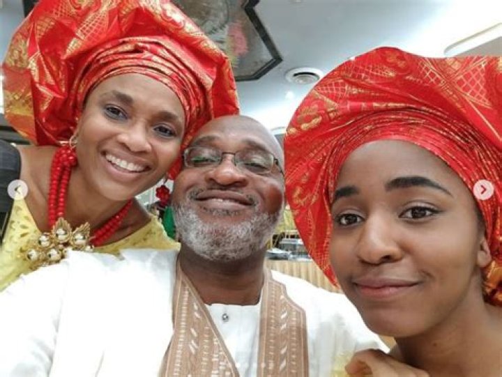 Ayo Edebiri with her father Ayo Edebiri with her father