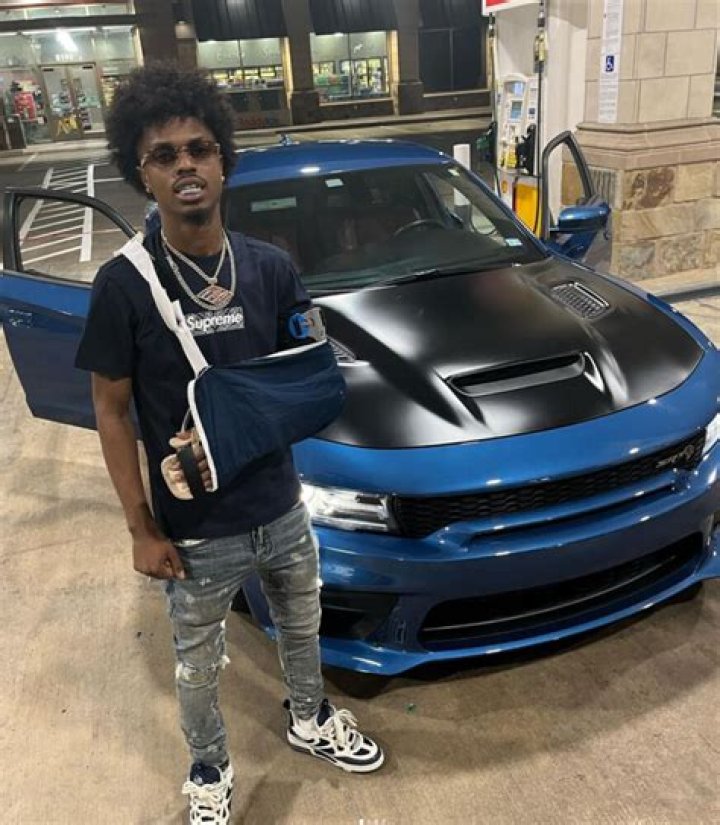 btb savage with his car btb savage with his car