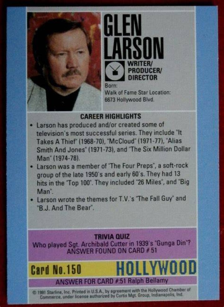 Glen A. Larson Glen A. Larson