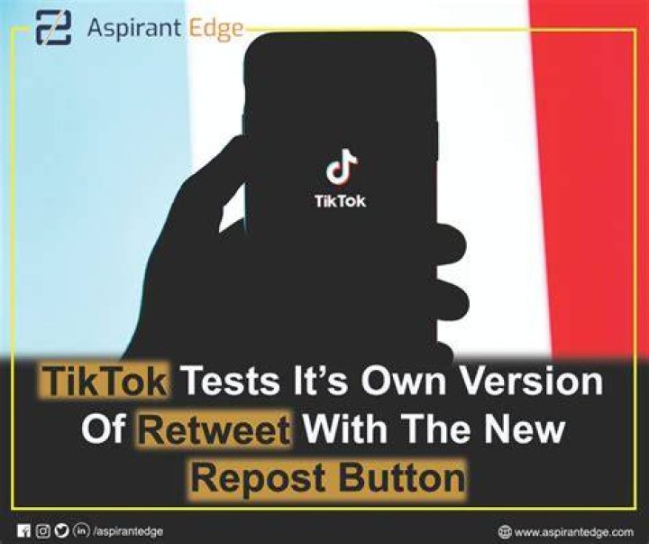 TikTok tests its own version of the ‘Repost’ button. Now TikTok adds Repost button